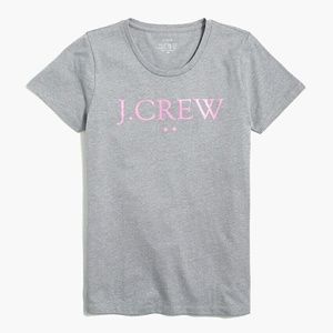 NWT J.Crew Women's Logo tee Jc Double Diamond Size: S $39.50 AQ322 BE